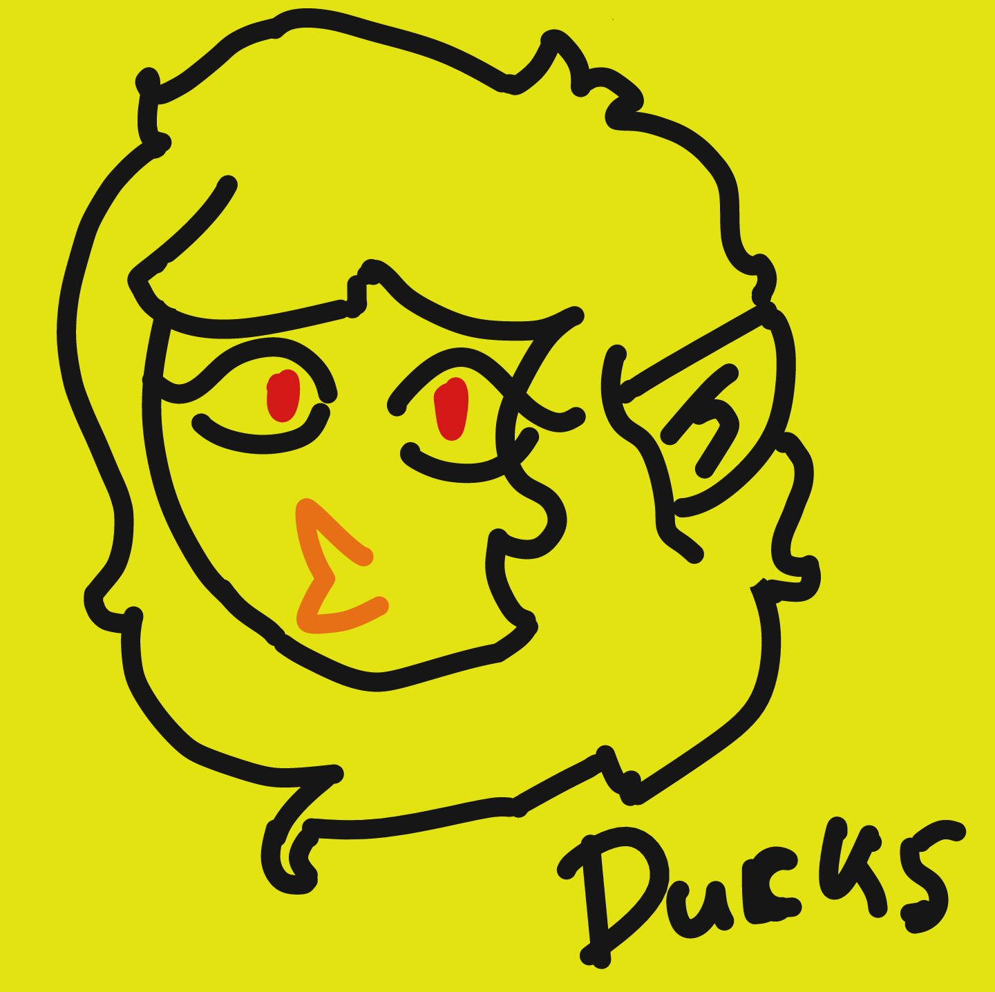 Profile picture for the comic artist, Ducksinmahbooks