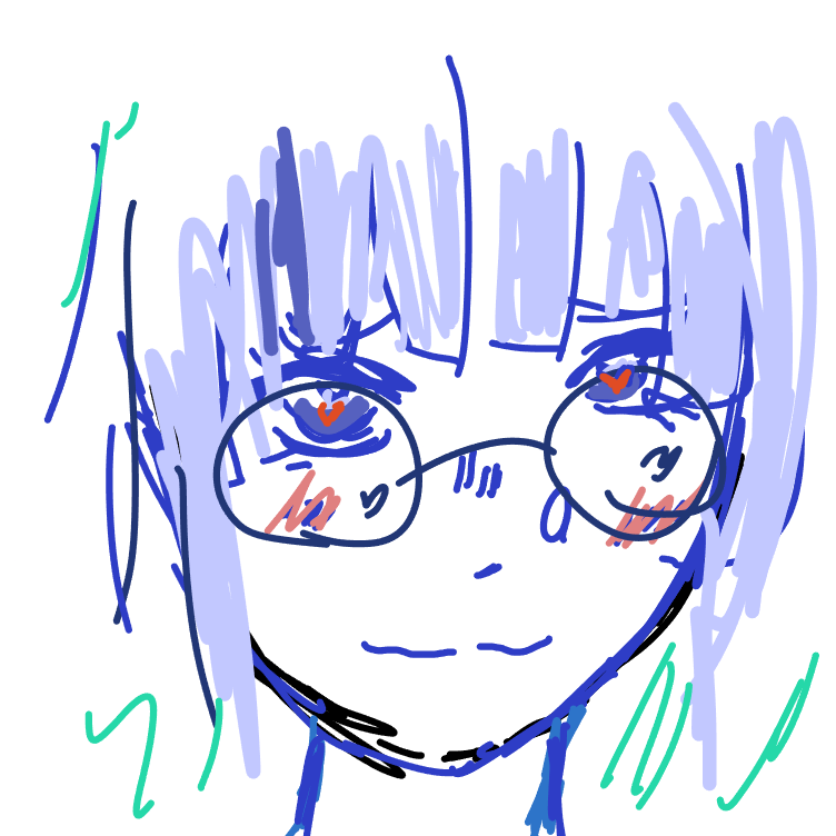 Profile picture for the comic artist, blueloveletters