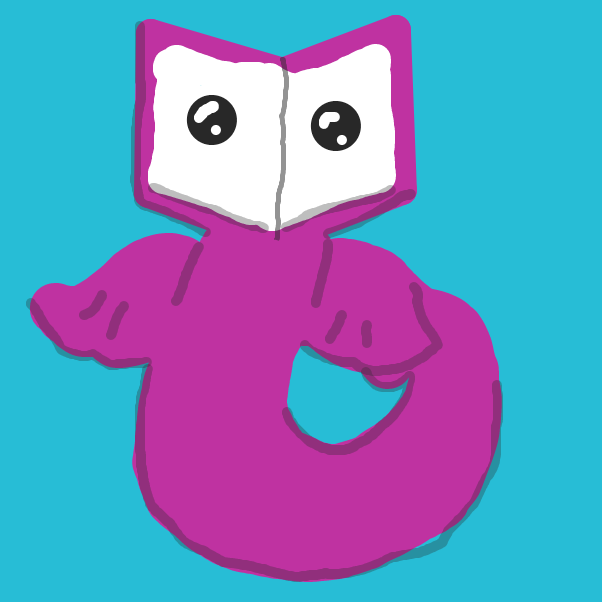 Profile picture for the comic strip artist, bookwyrm