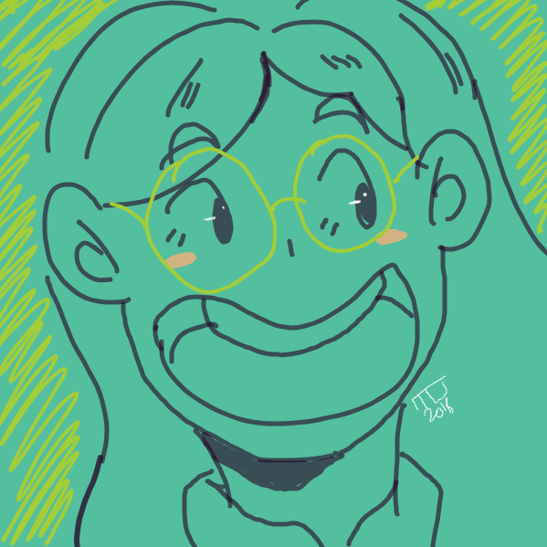 Profile picture for the comic artist, scribblerpop