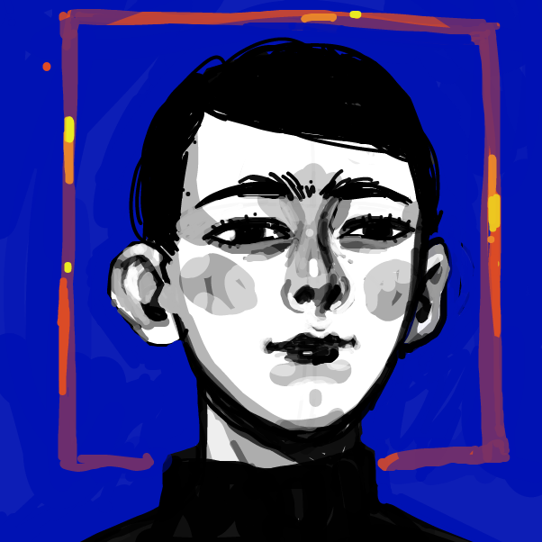 Profile picture for the comic artist, お尻