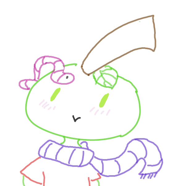 Profile picture for the comic strip artist, neon light