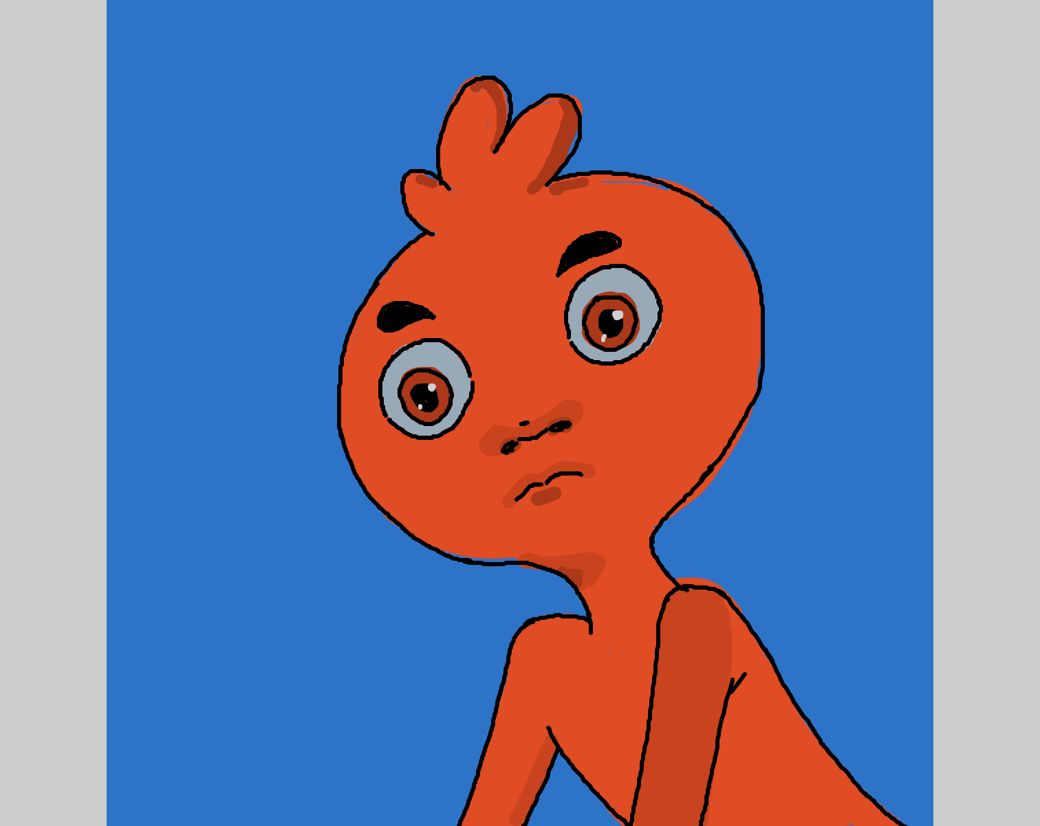 Profile picture for the comic artist, Hibou