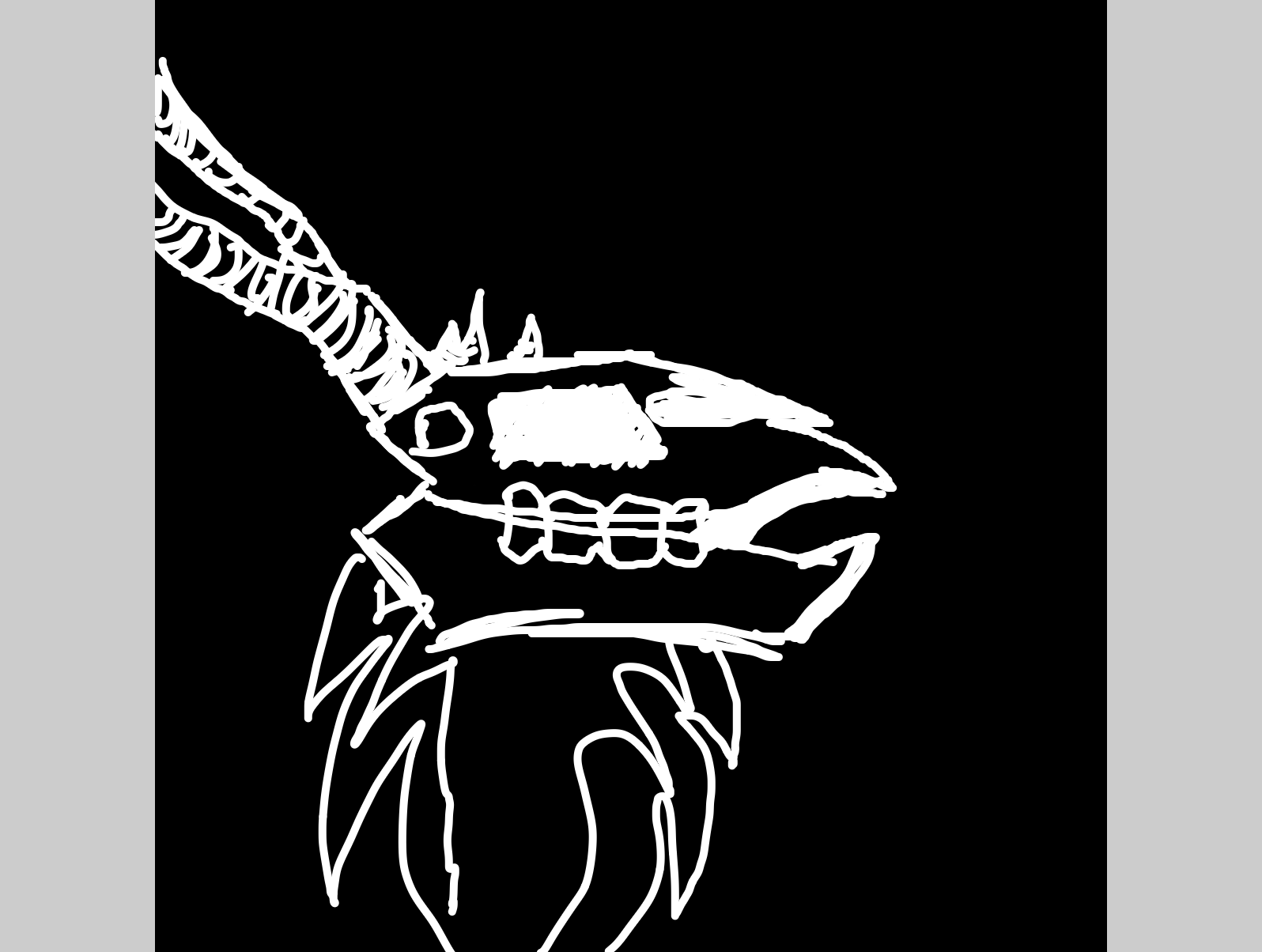 Profile picture for the comic artist, Wendigo