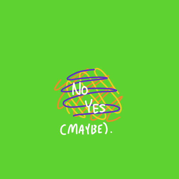 Profile picture for the comic strip artist, NoYesMaybe