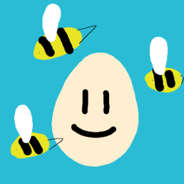 Profile picture for the comic artist, Eggsandbees