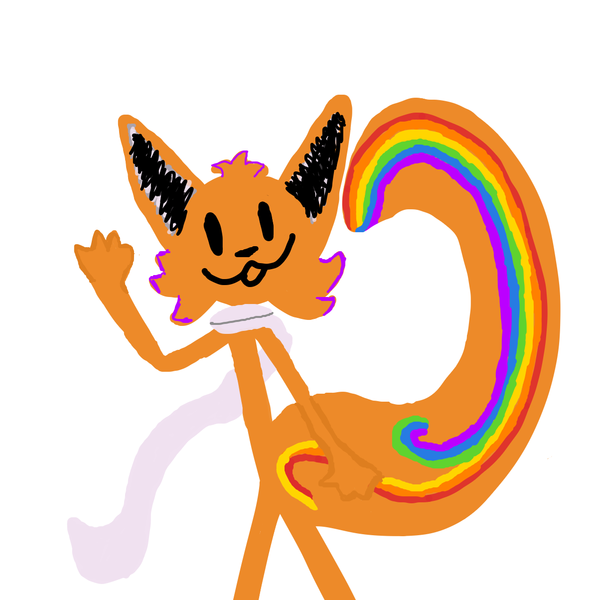 Profile picture for the comic artist, Rainbowfox_