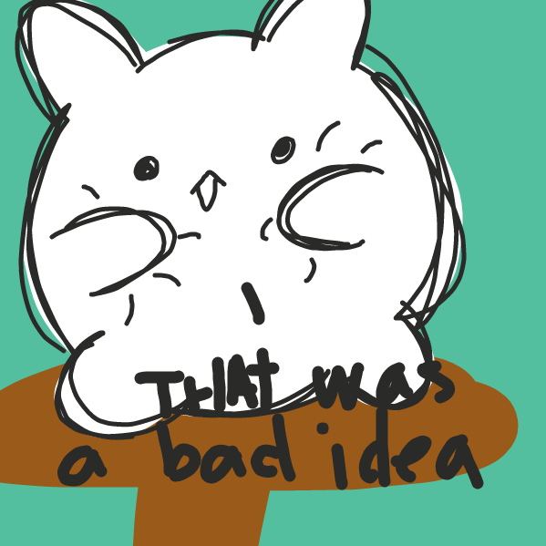 Drawing in Bunnies love hamburgers  by honeybii