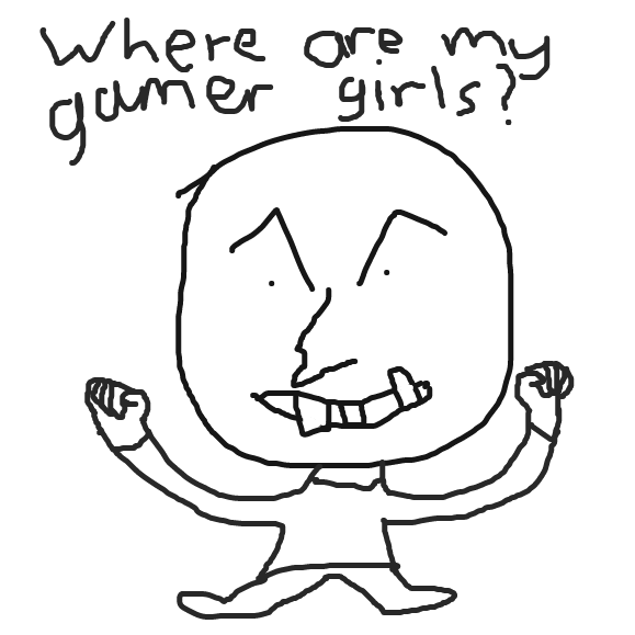 I'm hot and I'm single pls date me ladies - Online Drawing Game Comic Strip Panel by RoryTheFiend