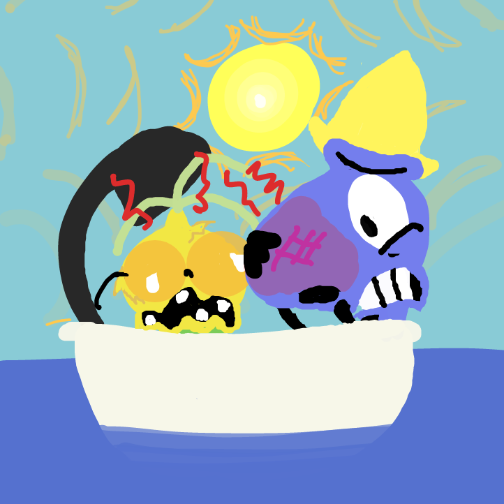 Drawing in sunburned by NegaPosi