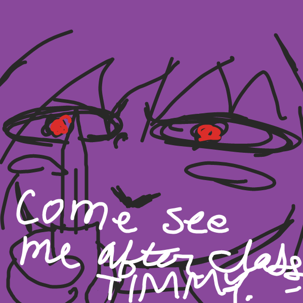 Drawing in CrInGe bUCkeT by Skylar