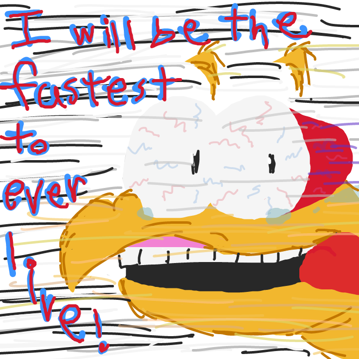 However, this greed for speed will come with a price... - Online Drawing Game Comic Strip Panel by NegaPosi