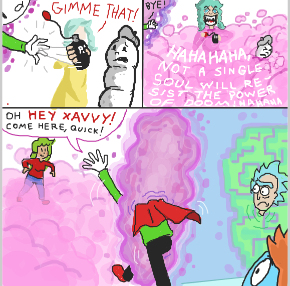 Drawing in Le Perfume by Painterjosh