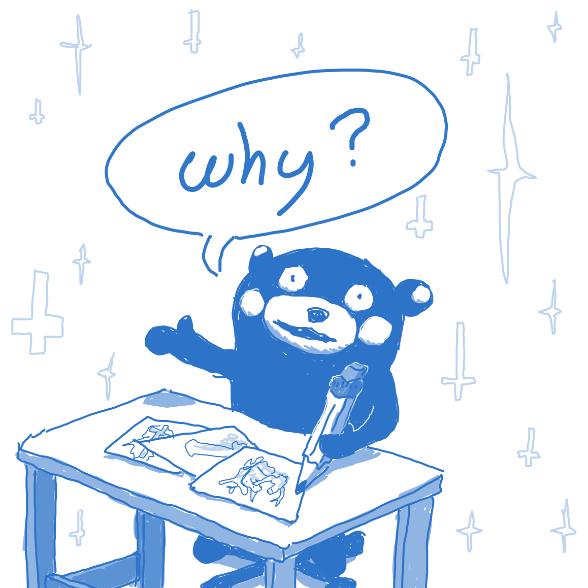  - Online Drawing Game Comic Strip Panel by Potato Man