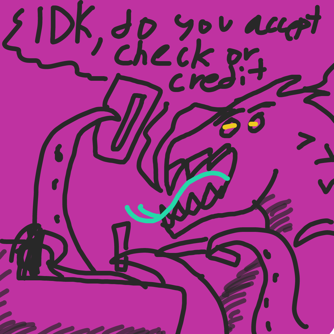 Drawing in Scary   by bajira