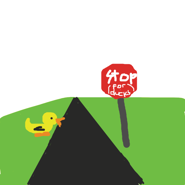 Drawing in the truck that wouldnt stop by SoupDuck