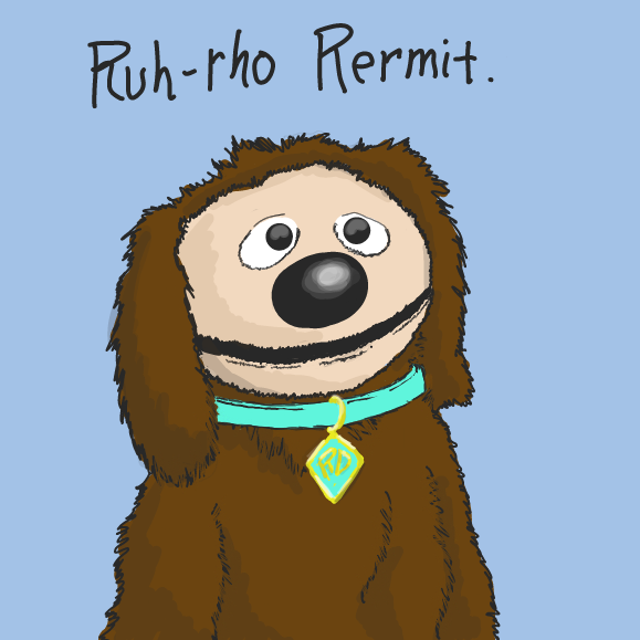 Drawing in Ummm...Ruh Rho? by WizardCroissant
