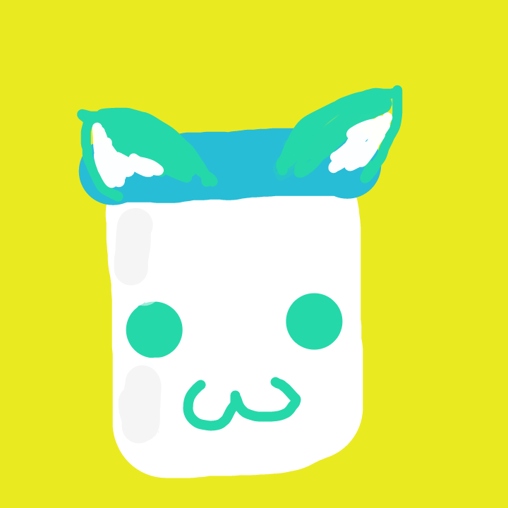 Drawing in Mayonnaise Cat by Mikki