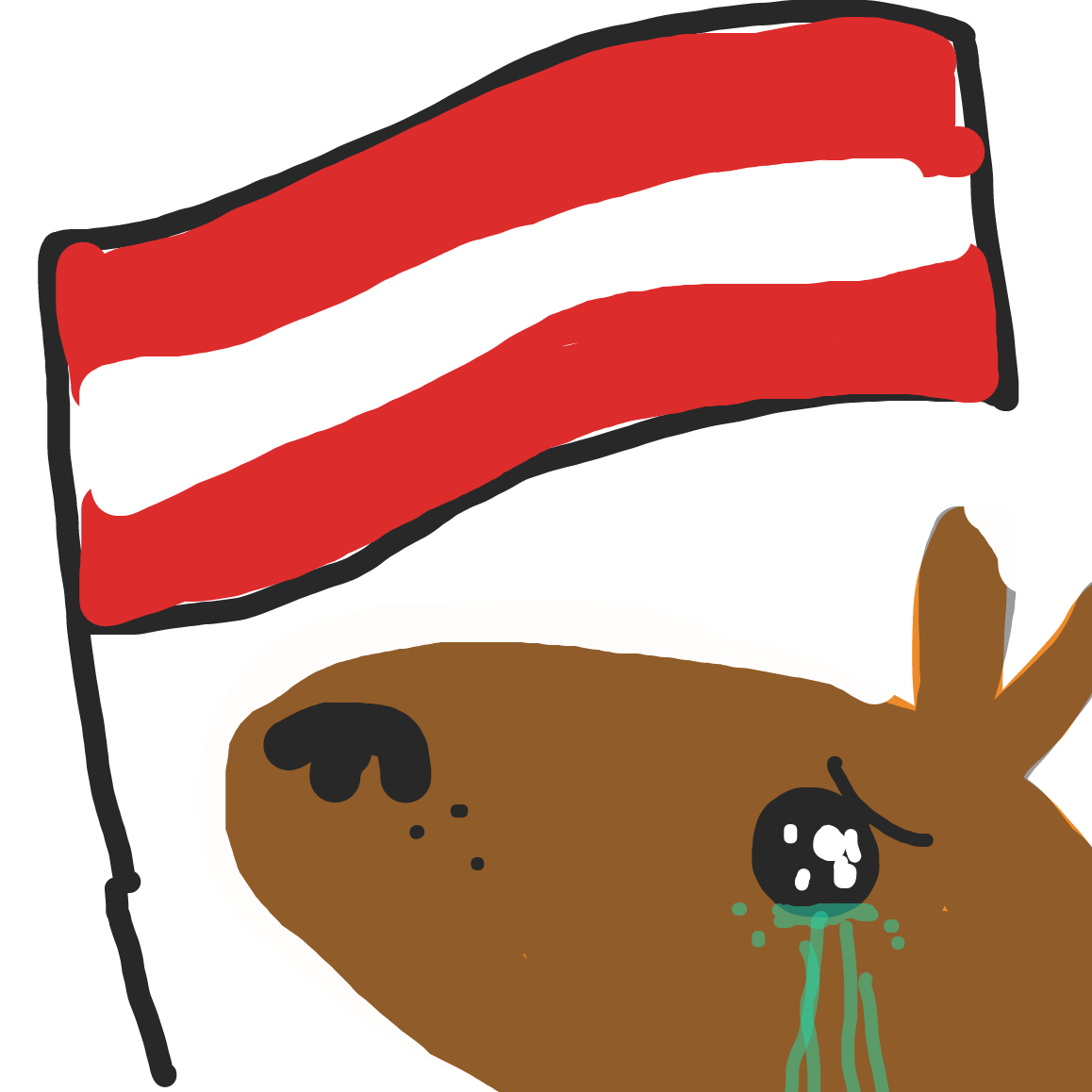 Drawing in There are no kangaroos in Austria by bajira