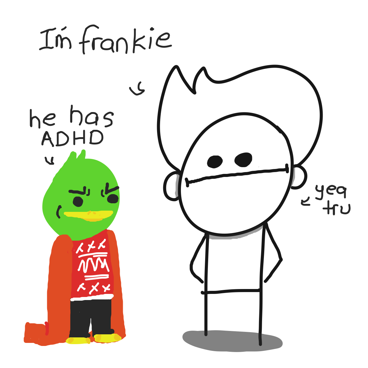 Drawing in Ta Da its me! by Art.frankie