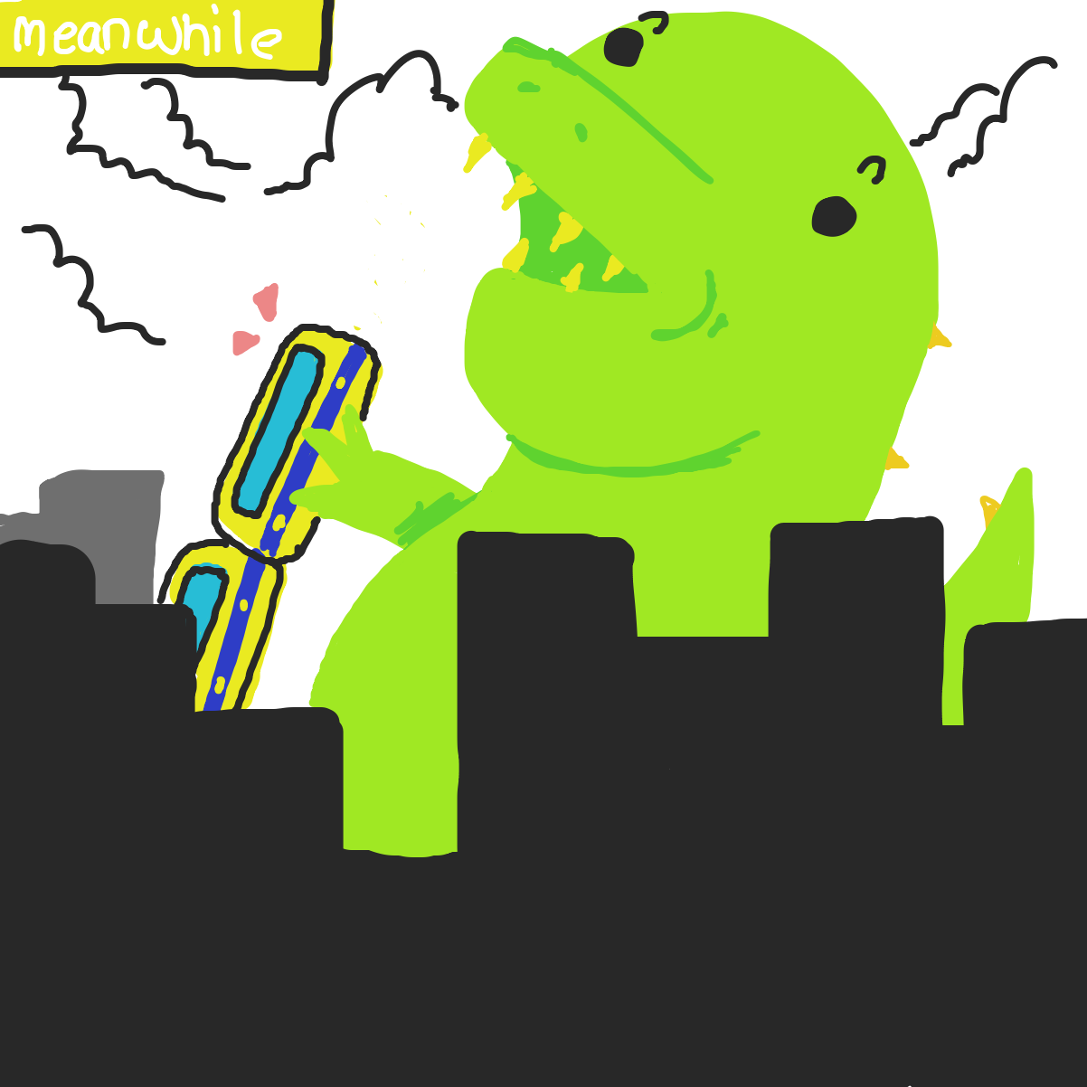 Drawing in Train adventure  by Art.frankie