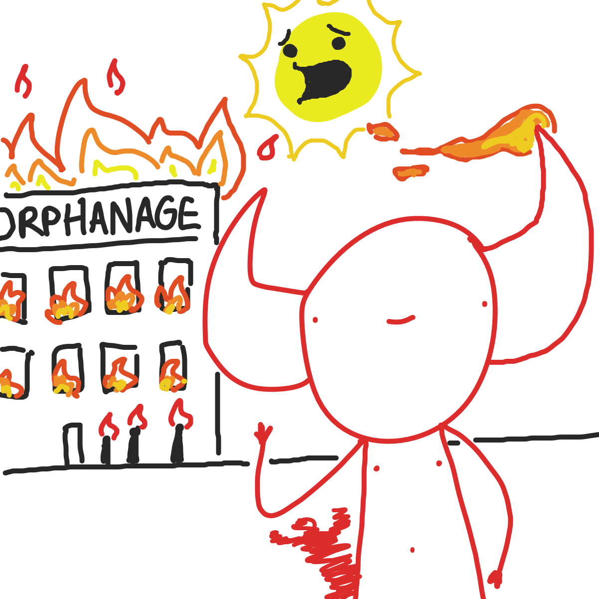 Drawing in The Devil by Art.frankie