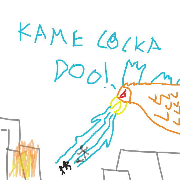  - Online Drawing Game Comic Strip Panel by HiveMind