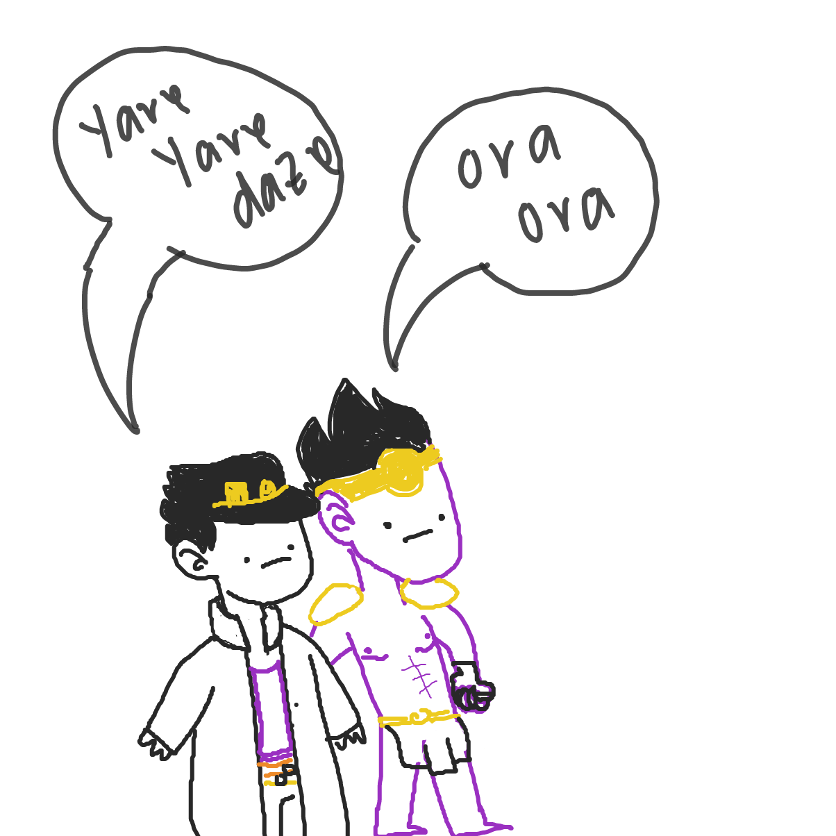 Drawing in King Ghi-DIO-rah by y3liak