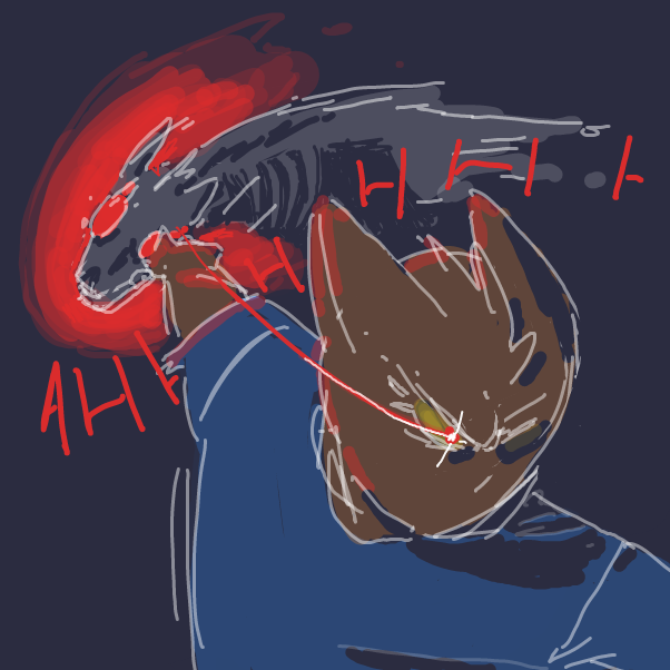 kinda looks like a jojo pose - Online Drawing Game Comic Strip Panel by ironically horny