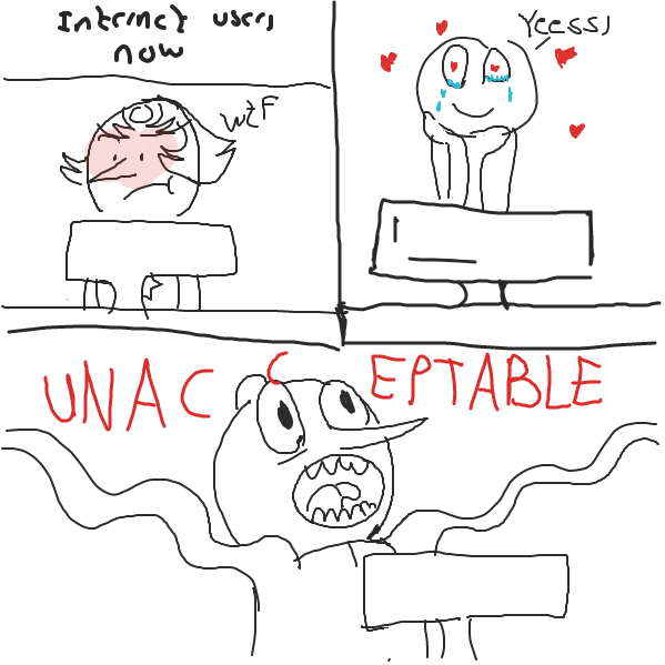 yep it be an internet hit  - Online Drawing Game Comic Strip Panel by Elementalhound