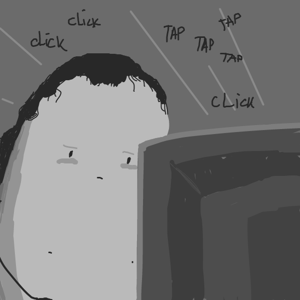 Just browsing the web - Online Drawing Game Comic Strip Panel by Robro