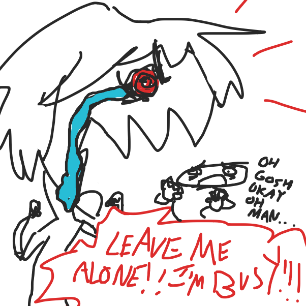 Drawing in dark reunion!?! NANI!? by AM_wizard_shithead