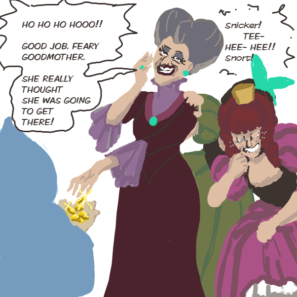 Drawing in Cinderella by Ramora