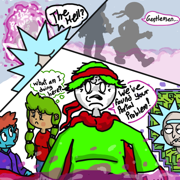  - Online Drawing Game Comic Strip Panel by xavvypls