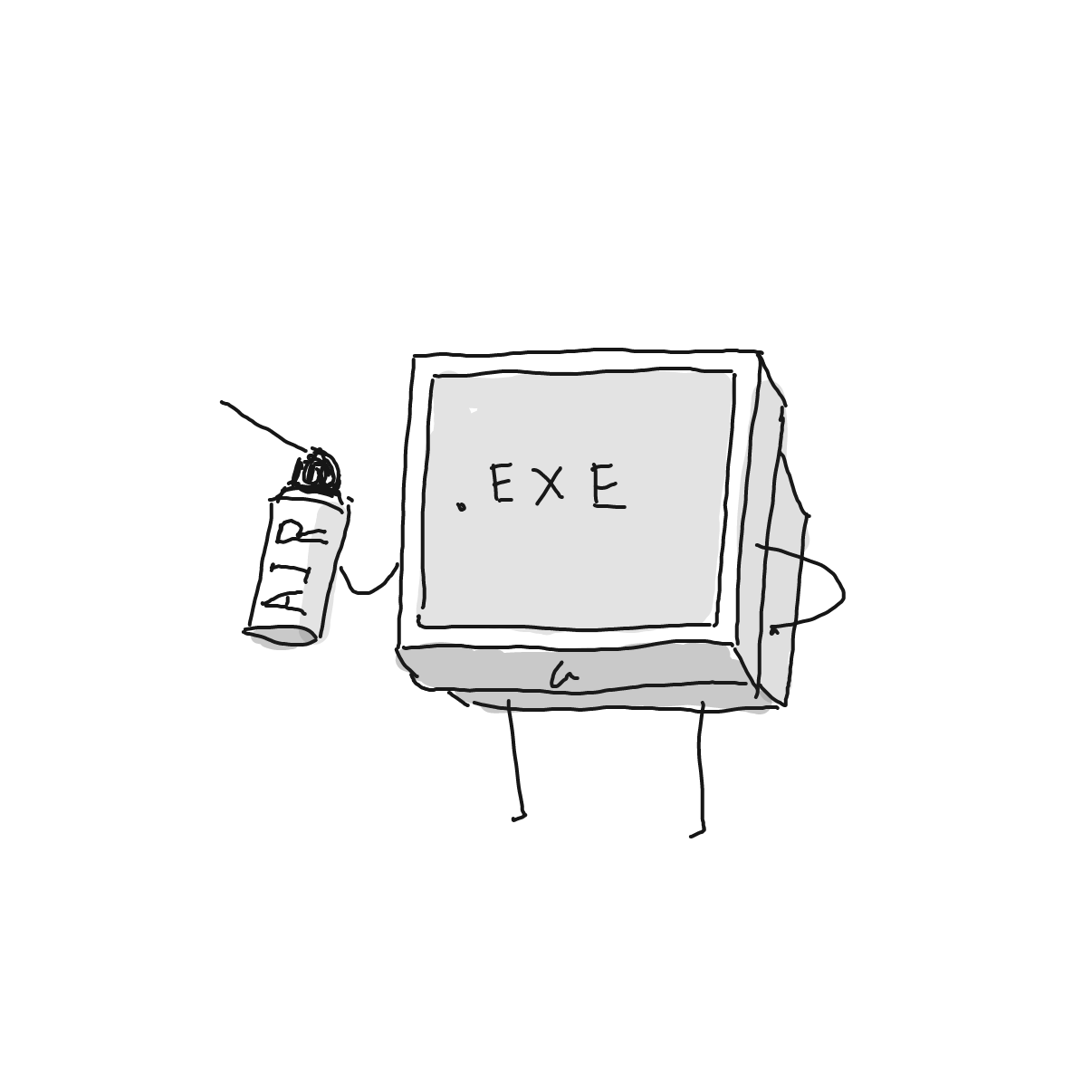  - Online Drawing Game Comic Strip Panel by Potato Man