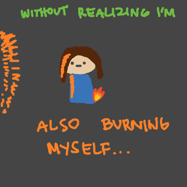 Drawing in Hope is light by xcandyslice