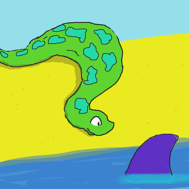 Drawing in Samuel the Snake by Derren