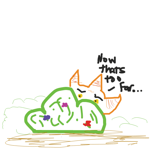 Viewer is now messing with this guy, he doesn't much appreciate it.  - Online Drawing Game Comic Strip Panel by arbitrary.artist