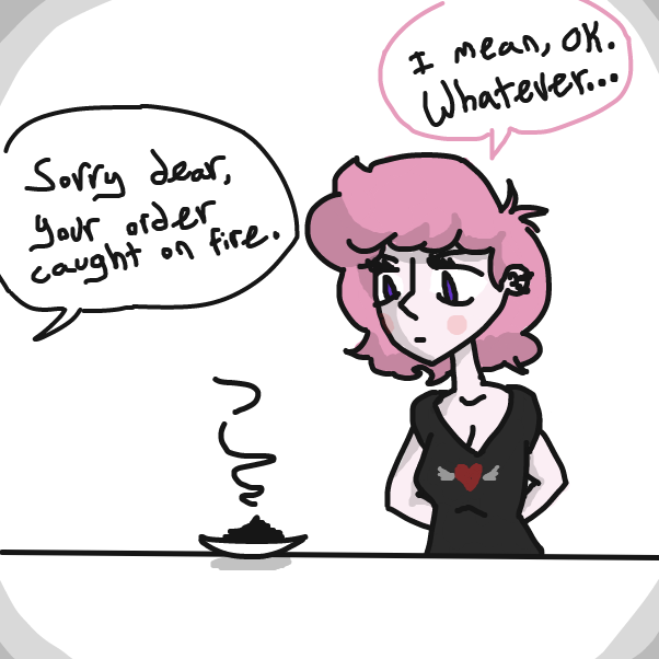 Drawing in "I mean, OK. Whatever..." by xavvypls