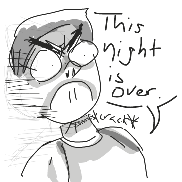 Drawing in twelve dudes in a twin sized bed by Hina the Meme-ma