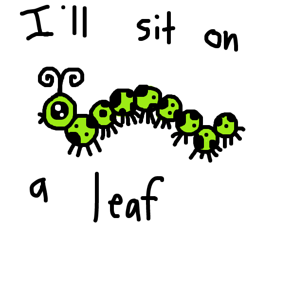 Drawing in Calvin Caterpillar by SteliosPapas