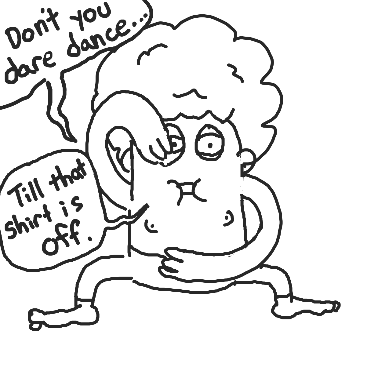 Drawing in Boh Boh Boh by Bite Size Comics 