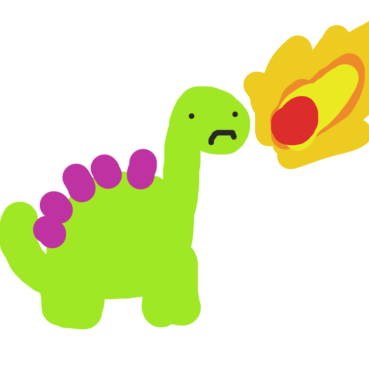 Drawing in Denver Dinosaur by pewpew