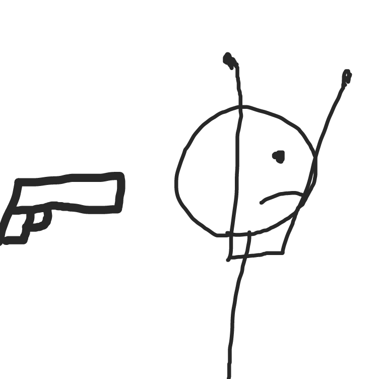 Drawing in Don't mind me I'm just- by pewpew