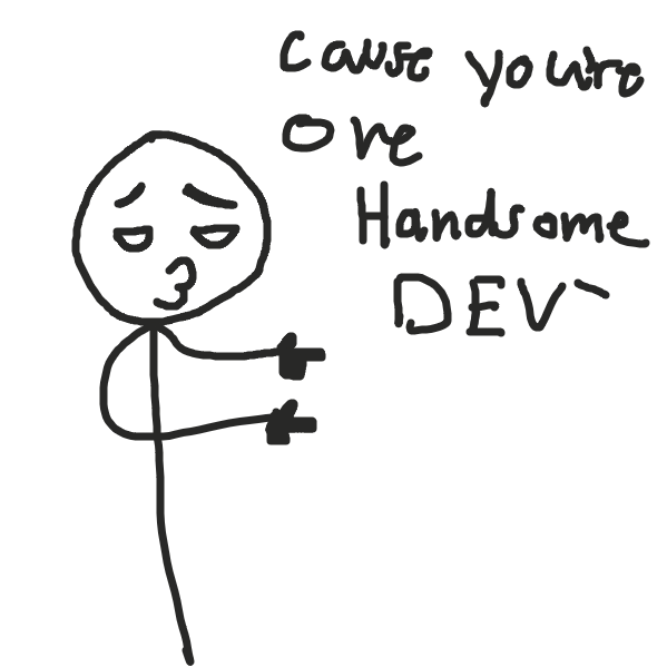 Drawing in handsome by SAMiAm