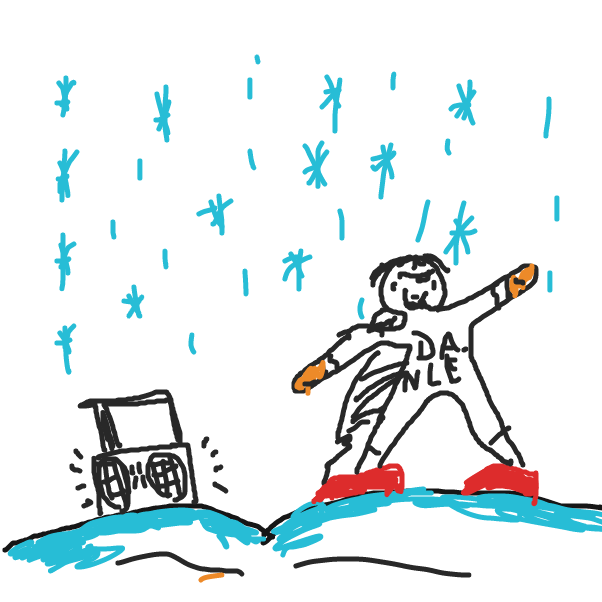 Drawing in Jon Snow's Bizarre Adventure by Darcinatoryeets