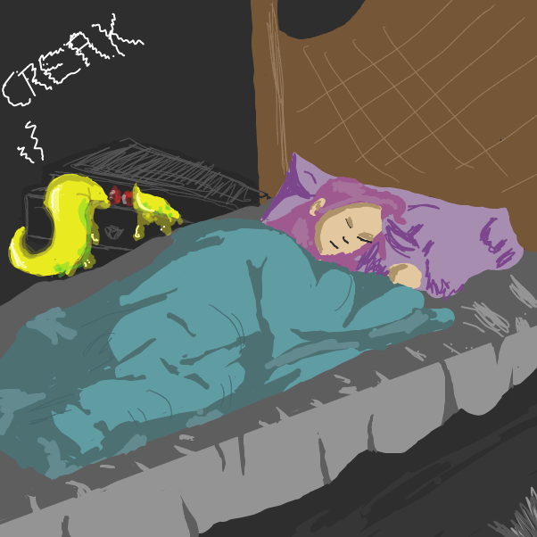 Drawing in bed time by Paranausea