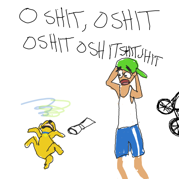  - Online Drawing Game Comic Strip Panel by Paranausea