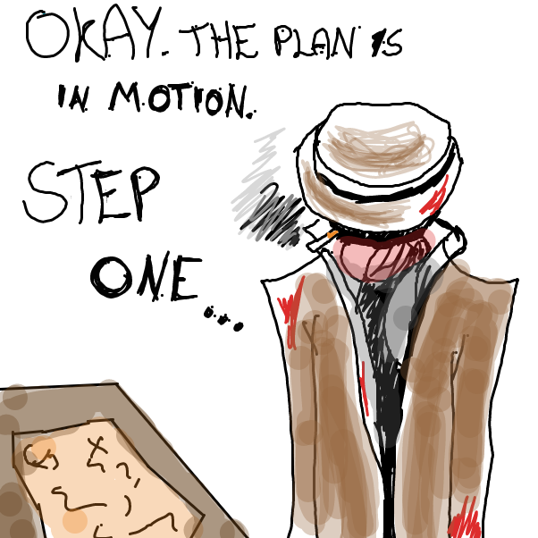 Drawing in The Plan by Paranausea