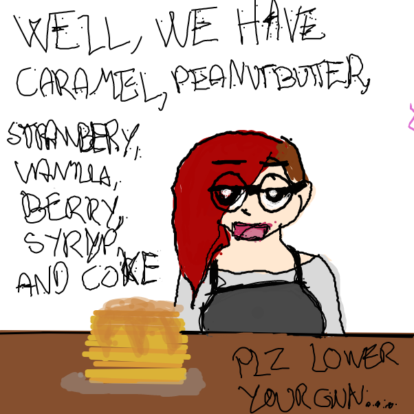 Drawing in Pancakes  by Paranausea